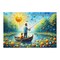 Father&#x27;s Day Fishing Wooden Postcard